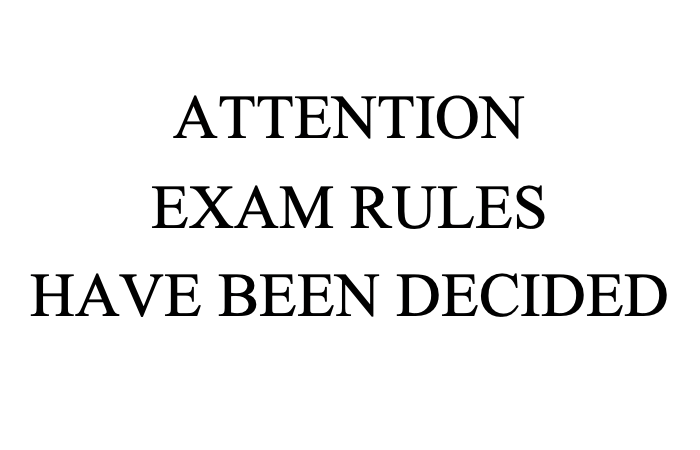 EXAM RULES – YDÜ, Eczacılık Fakültesi