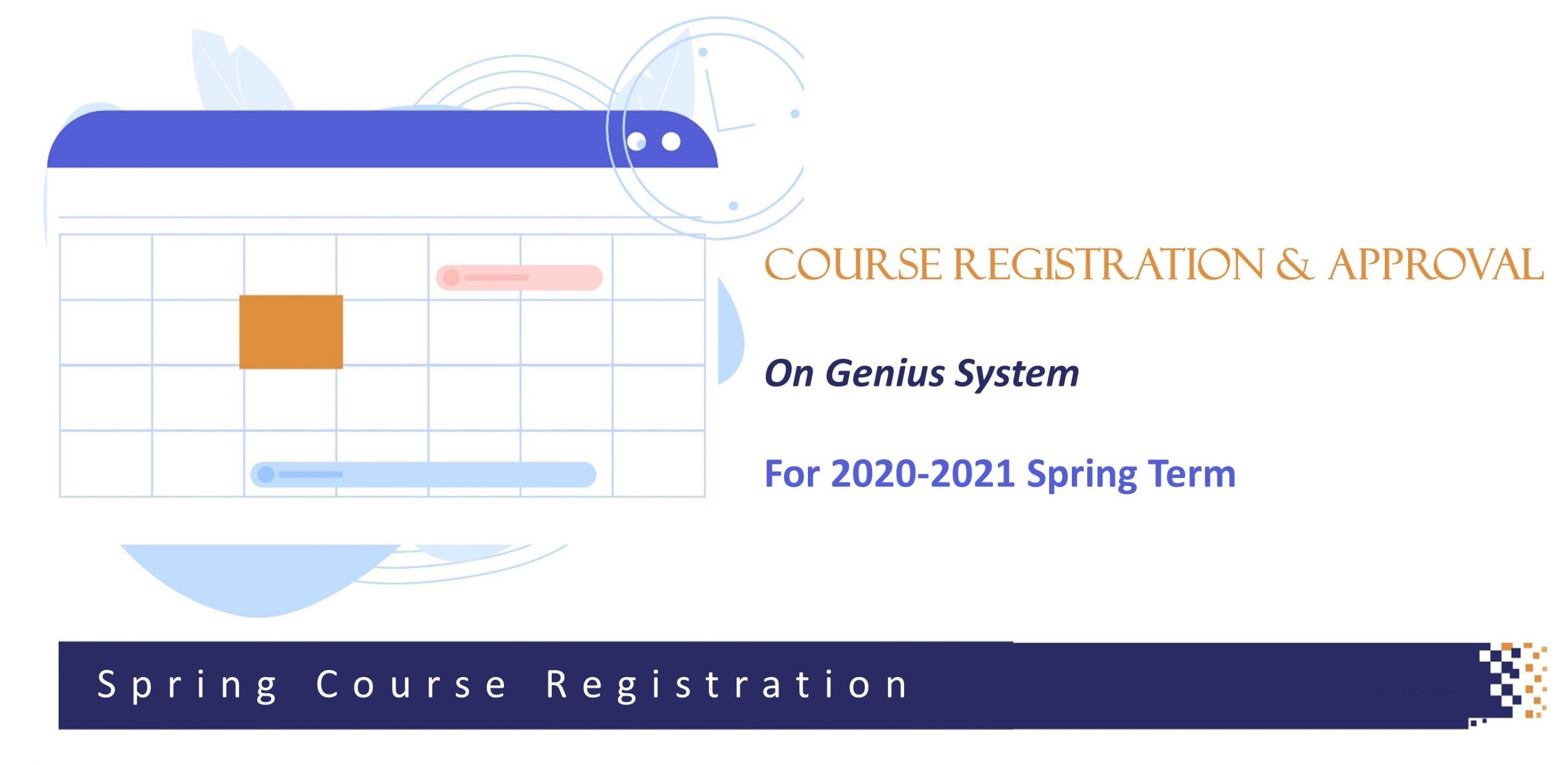 20202021 Spring Term course registration NEU, Faculty of Pharmacy